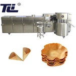 Machine de fabrication de gaufres croustillantes à la crème glacée